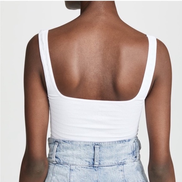 Free People] White Square one seamless Cami Top - Picture 6 of 11